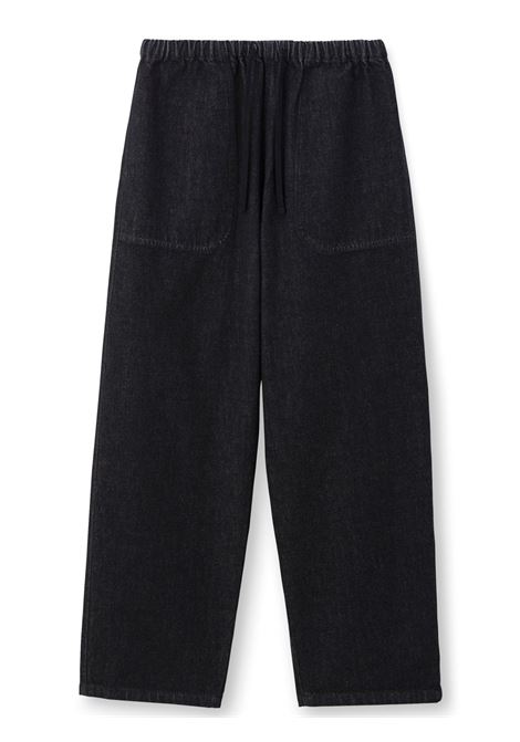 denim easy pants uomo neri DANTON | DT-E0209BLACK DENIM